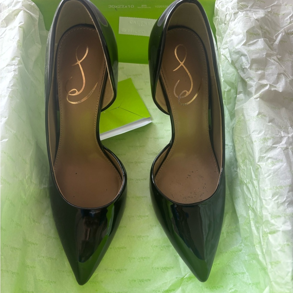 Sam Edelman Glossy Black Heels